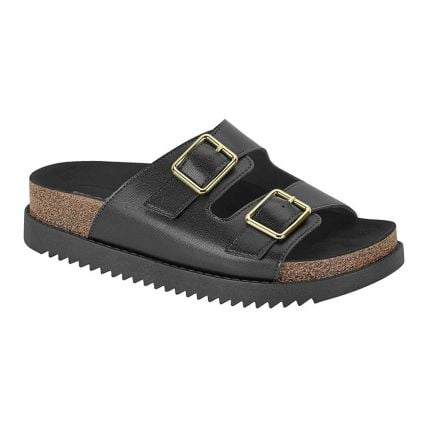 Sandália Feminina Moleca 5500.105.9569 - Preto (15745) - Atacado