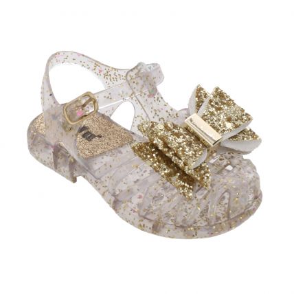 Sandália Infantil Juju Shoes 1080 - Ouro Glitter - Atacado