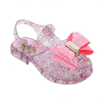 Sandália Infantil Juju Shoes 1080 - Rosa Glitter - Atacado