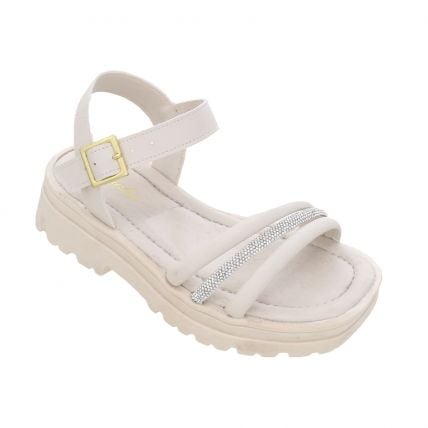 Sandália Infantil Tininha 42.013.679 - Off White - Atacado