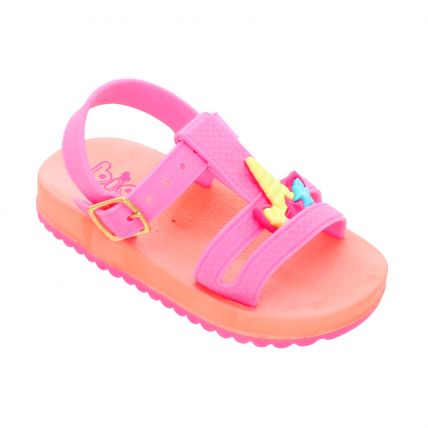 Sandália Infantil Vizzia Blf840 - Pink Barbie - Atacado