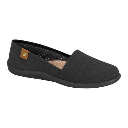 Sapatilha Feminina Moleca 5805.105.10159 - Preto (15745) - Atacado