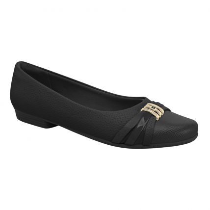 Sapato Feminino Piccadilly 250233 - (9 Pares) - Preto\preto - Atacado