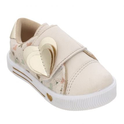 Tênis Infantil Linda Ju 2024117 - Off White/bege - Atacado