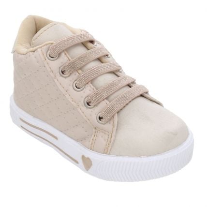 Tênis Infantil Linda Ju 602436 - Off White/branco - Atacado